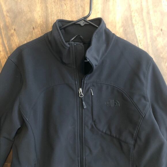 The North Face Womens Jacket Black Apex Bionic Full Zip High Neck Long Sleeve XL - Picture 2 of 13